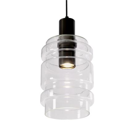 Suspension sur câble RADON 1xE27/40W/230V, transparente