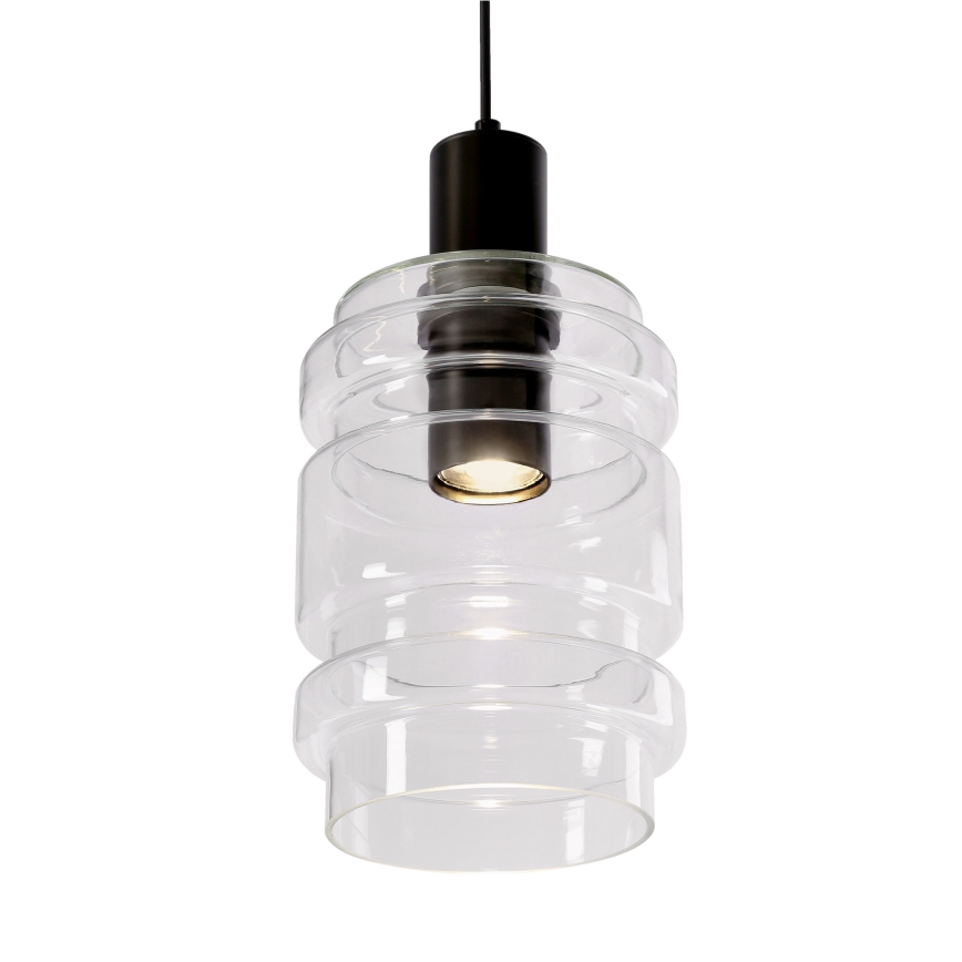 Suspension sur câble RADON 1xE27/40W/230V, transparente