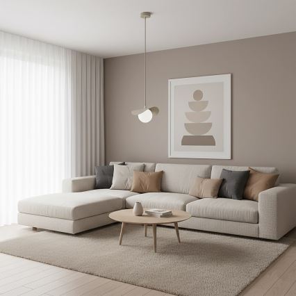 Suspension sur câble RITUAL 1xG9/8W/230V beige