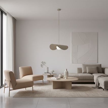 Suspension sur câble RITUAL 1xG9/8W/230V beige