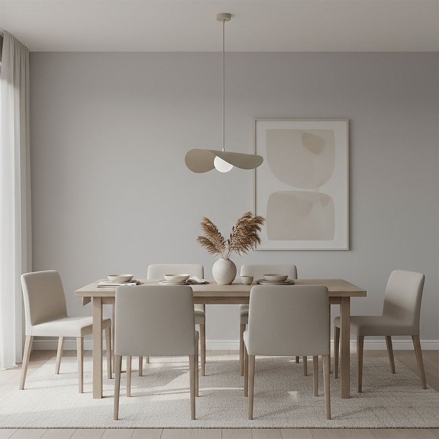 Suspension sur câble RITUAL 1xG9/8W/230V beige