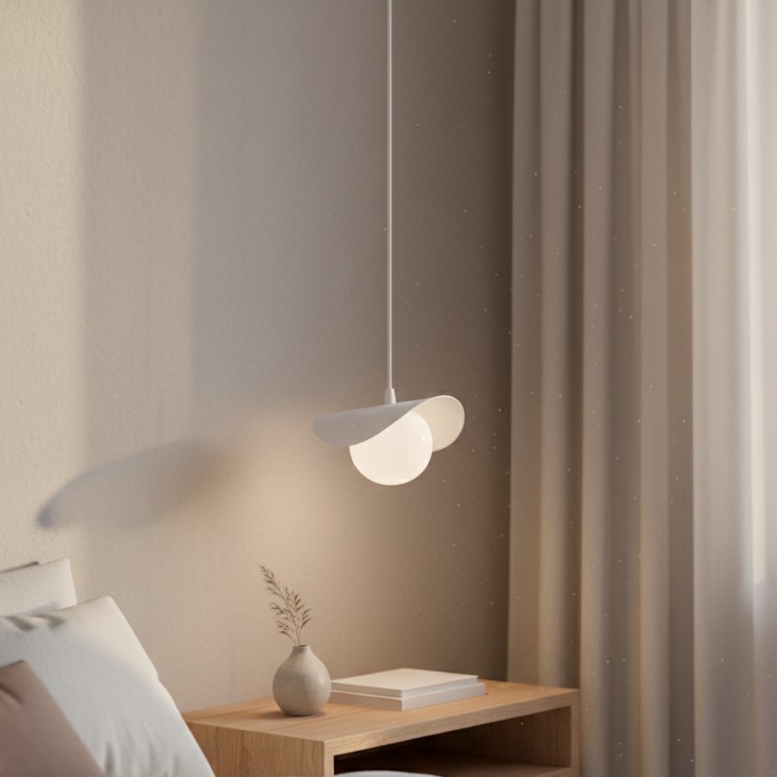 Suspension sur câble RITUAL 1xG9/8W/230V blanche