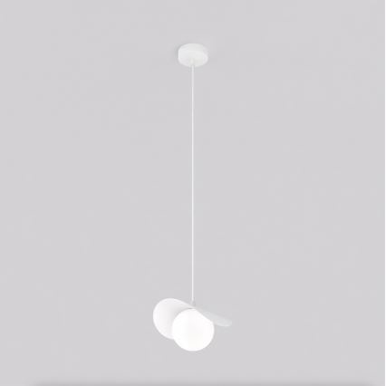 Suspension sur câble RITUAL 1xG9/8W/230V blanche