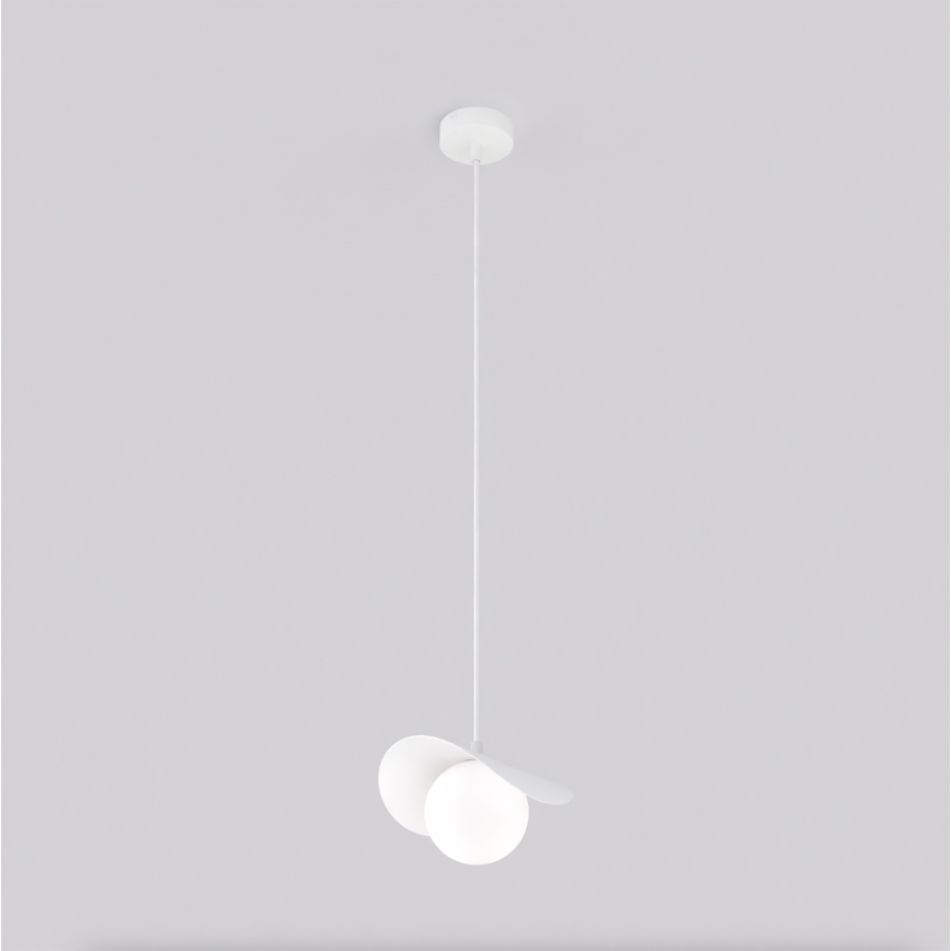 Suspension sur câble RITUAL 1xG9/8W/230V blanche