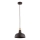 Suspension sur câble RODOS 1xE27/15W/230V noire