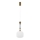 Suspension sur câble ROYAL 1xE27/15W/230V doré/blanc