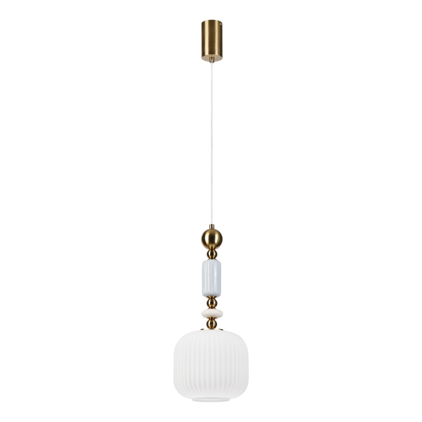 Suspension sur câble ROYAL 1xE27/15W/230V doré/blanc