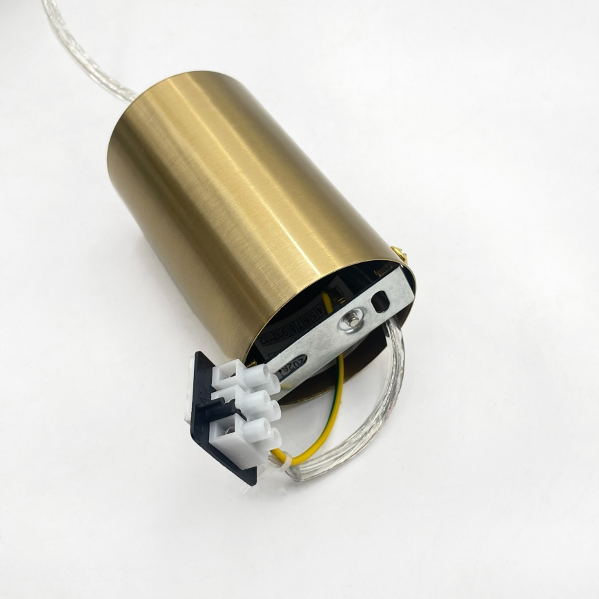 Suspension sur câble ROYAL 1xE27/15W/230V doré/blanc