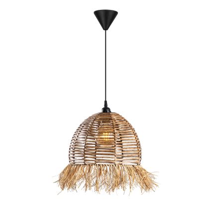 Suspension sur câble RUYO 1xE27/40W/230V marron