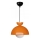 Suspension sur câble SALVA 1xE27/15W/230V orange
