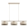 Suspension sur câble SELIA 3xE27/15W/230V beige