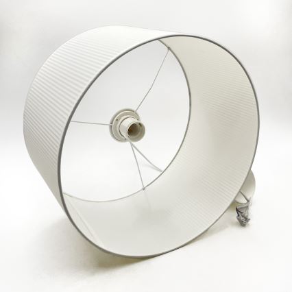 Suspension sur câble SIRJA PLISADO 1xE27/15W/230V Ø 35 cm blanche