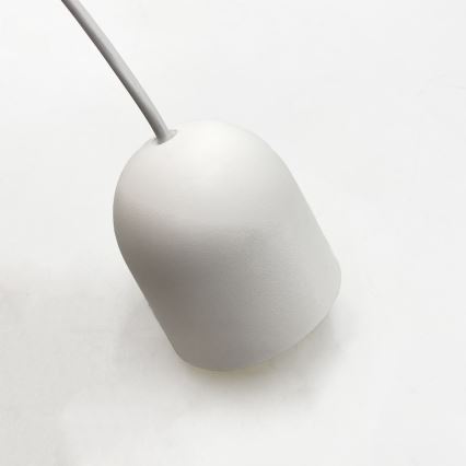 Suspension sur câble SIRJA PLISADO 1xE27/15W/230V Ø 35 cm blanche