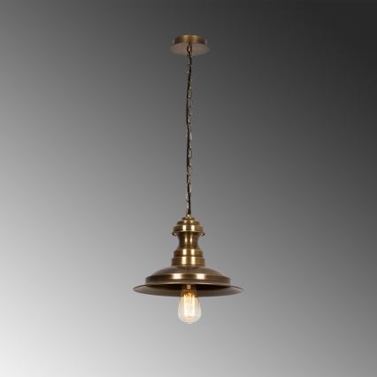 Suspension sur câble SIVANI 1xE27/40W/230V bronze