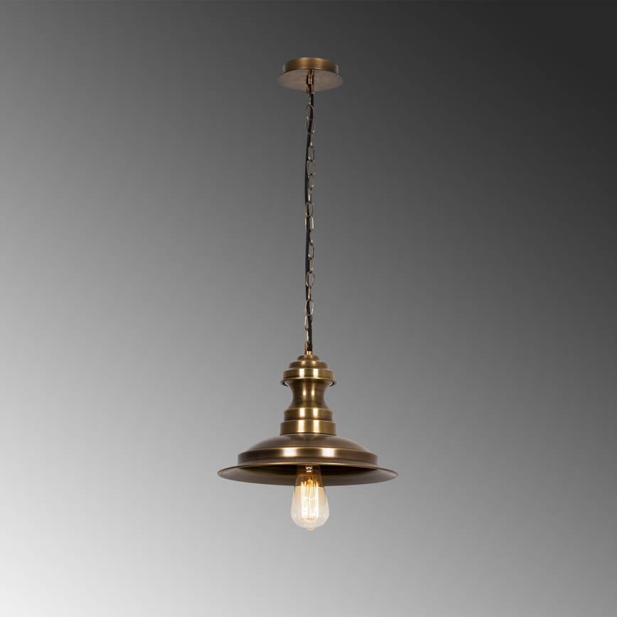 Suspension sur câble SIVANI 1xE27/40W/230V bronze