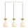 Suspension sur câble SIVANI 3xE27/40W/230V blanc/cuivré