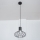Suspension sur câble SOLANO 1xE27/15W/230V noir/chrome poli