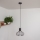 Suspension sur câble SOLANO 1xE27/15W/230V noir/doré