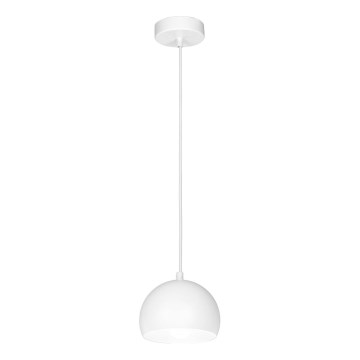 Suspension sur câble SOOL 1xE27/15W/230V Ø 15 cm blanche