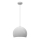 Suspension sur câble SOOL 1xE27/15W/230V Ø 27 cm blanche