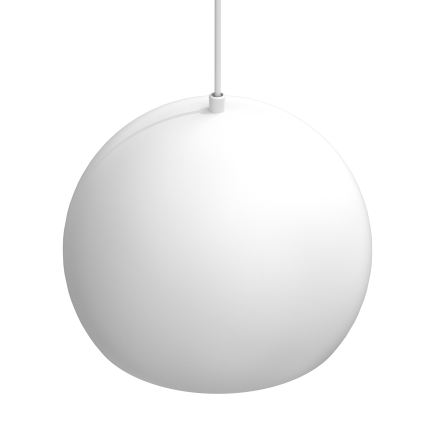 Suspension sur câble SOOL 1xE27/15W/230V Ø 27 cm blanche