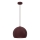 Suspension sur câble SOOL 1xE27/15W/230V Ø 27 cm bordeaux