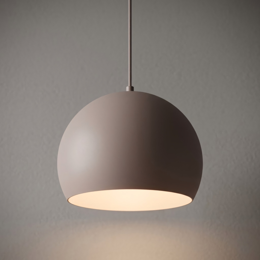 Suspension sur câble SOOL 1xE27/15W/230V Ø 27 cm crème