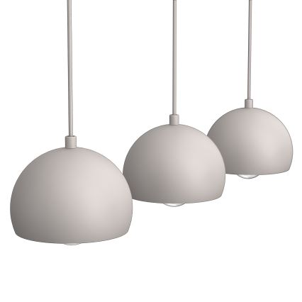 Suspension sur câble SOOL 3xE27/15W/230V crème