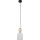 Suspension sur câble SOPHIA 1xE14/10W/230V noir / beige fumé / blanc