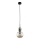 Suspension sur câble SOPHIA 1xE14/10W/230V noir/vert/beige fumé