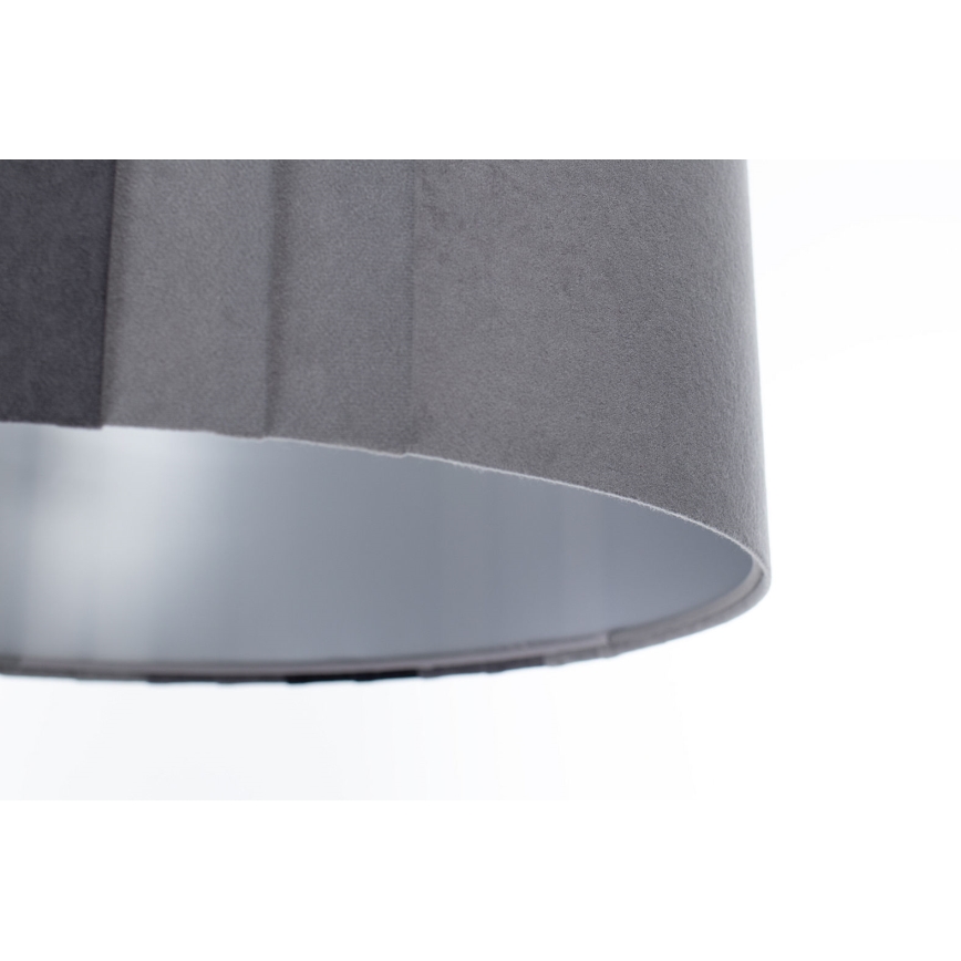 Suspension sur câble STRIPES, 1xE27/60W/230V, Ø 40 cm, gris