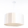 Suspension sur câble STRIPES 1xE27/60W/230V Ø 60 cm crème