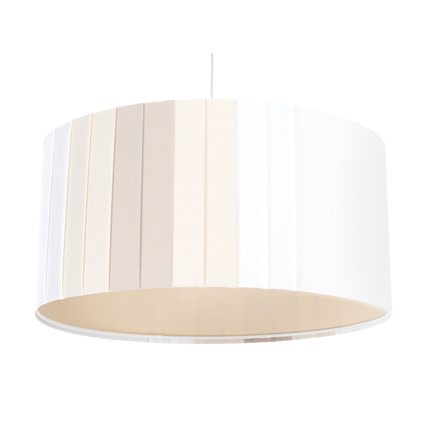 Suspension sur câble STRIPES 1xE27/60W/230V Ø 60 cm crème