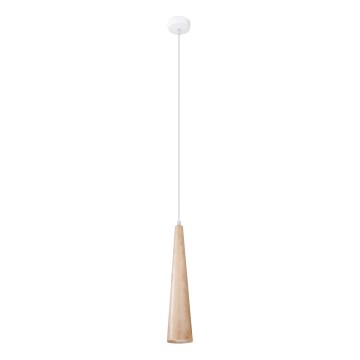 Suspension sur câble SULA 1xGU10/10W/230V Ø 8 cm beige