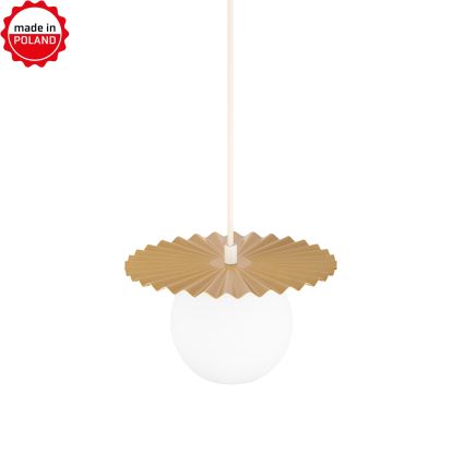 Suspension sur câble SUNPLISS 1xG9/10W/230V Ø 20 cm doré/crème