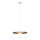 Suspension sur câble SUNPLISS 1xG9/10W/230V Ø 35 cm doré/crème
