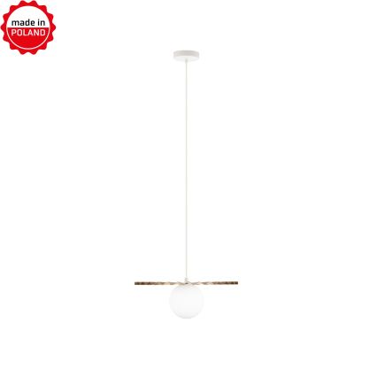 Suspension sur câble SUNPLISS 1xG9/10W/230V Ø 35 cm doré/crème