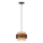 Suspension sur câble SUSAN 1xGX53/15W/230V, marron/beige