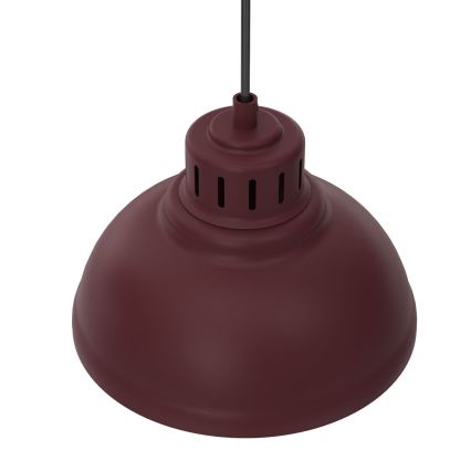 Suspension sur câble SVEN 4xE27/15W/230V bordeaux