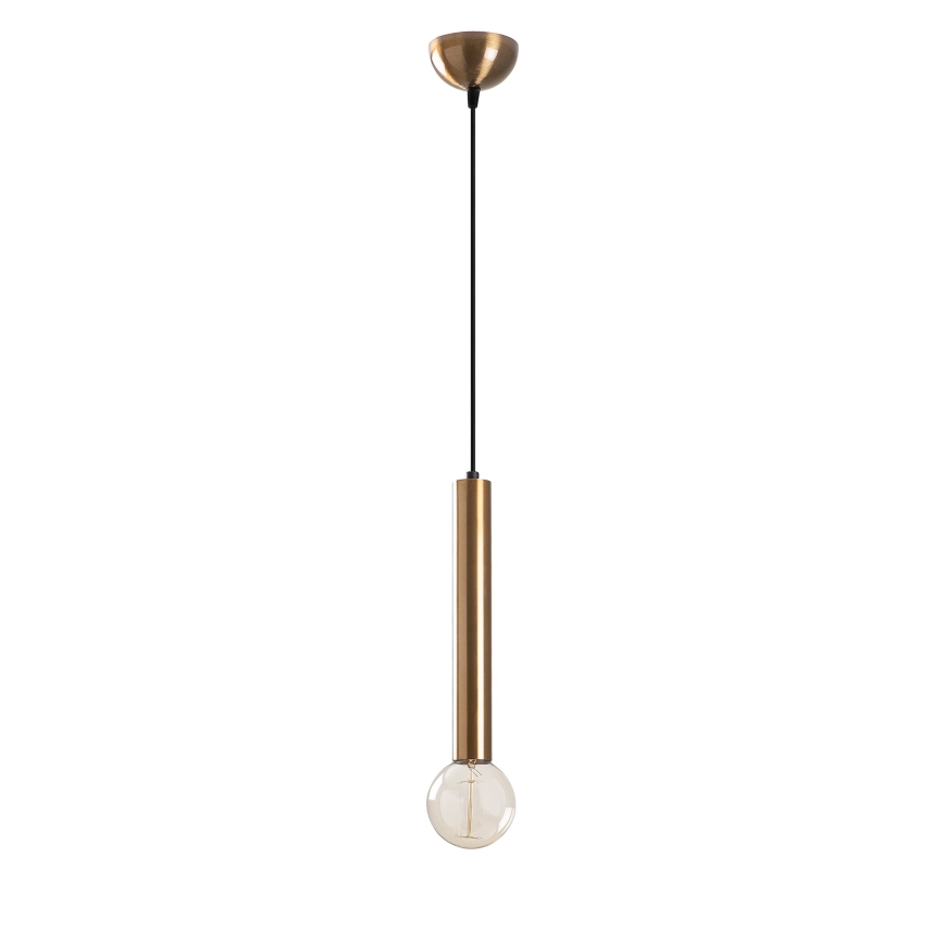 Suspension sur câble TEMPO 1xE27/40W/230V dorée