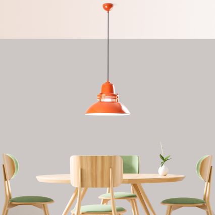 Suspension sur câble TIBET 1xE27/40W/230V orange