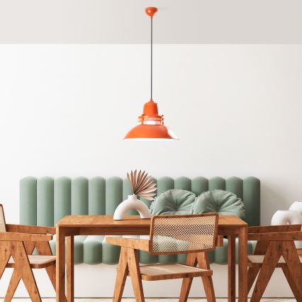 Suspension sur câble TIBET 1xE27/40W/230V orange