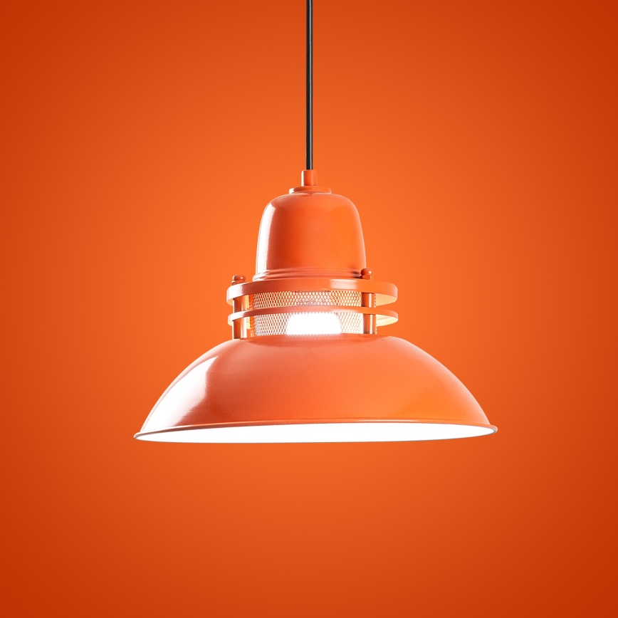 Suspension sur câble TIBET 1xE27/40W/230V orange