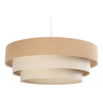 Suspension sur câble TRINITI 1xE27/60W/230V Ø 40 cm beige/crème