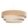 Suspension sur câble TRINITI 1xE27/60W/230V Ø 40 cm beige/crème