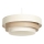Suspension sur câble TRINITI 1xE27/60W/230V Ø 40 cm crème/beige