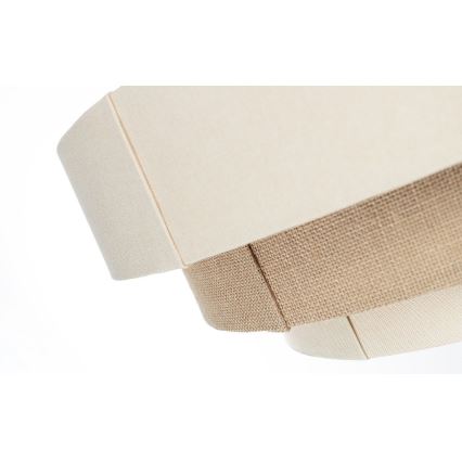 Suspension sur câble TRINITI 1xE27/60W/230V Ø 40 cm crème/beige