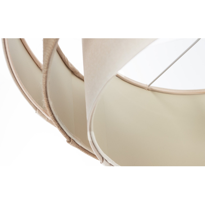 Suspension sur câble TRINITI 1xE27/60W/230V Ø 40 cm crème/beige