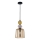 Suspension sur câble TROPEA 1xE27/15W/230V noir/beige fumé/rose