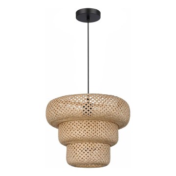 Suspension sur câble TULUM 1xE27/15W/230V en bambou
